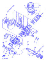 KURBELWELLE / KOLBEN für Yamaha SRX600N (20.0KW 1987