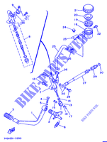 BREMSPUMPE HINTEN für Yamaha TDM850 1996