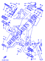 STAENDER / FUSSRASTE für Yamaha TDR125 1993