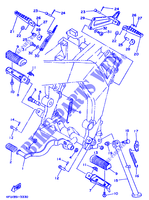STAENDER / FUSSRASTE für Yamaha TDR125 1996