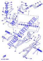 STAENDER / FUSSRASTE für Yamaha TZ125 1996