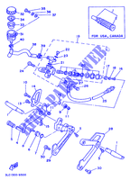 STAENDER / FUSSRASTE für Yamaha TZ250 1989