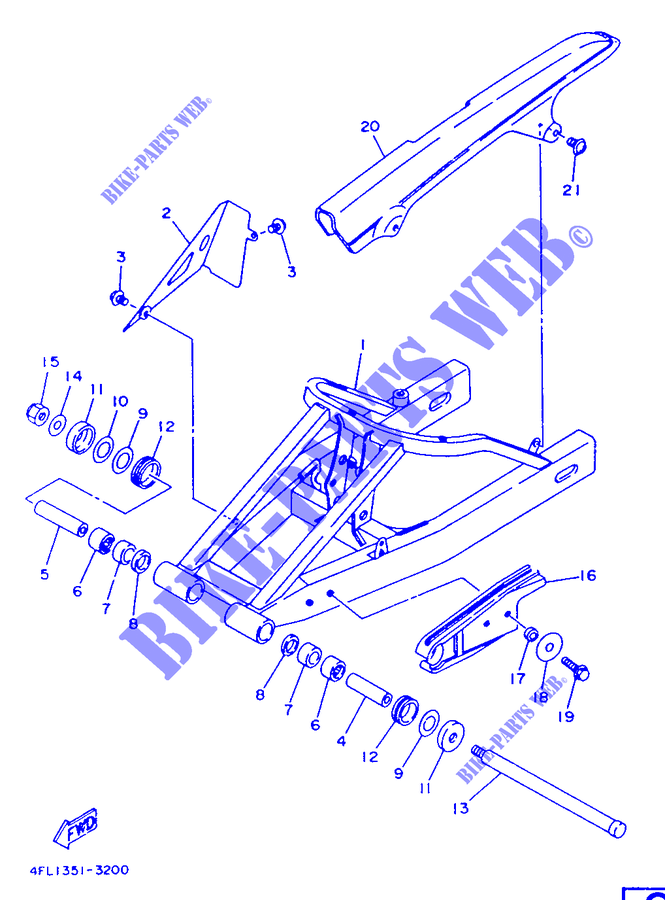 SCHWINGE für Yamaha TZR125 1995