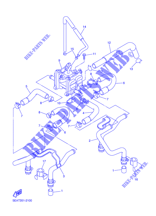 AIR INDUCTION SYSTEM AIS für Yamaha XJR1300 2002