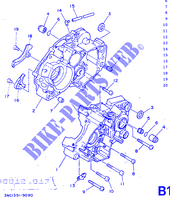 MOTORGEHÄUSE für Yamaha DT125R 1991